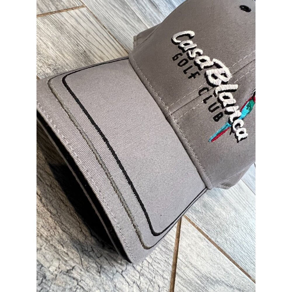 Pukka Headgear Baseball Cap Casablanca Golf Club Gray Parrot A-Flex Hat